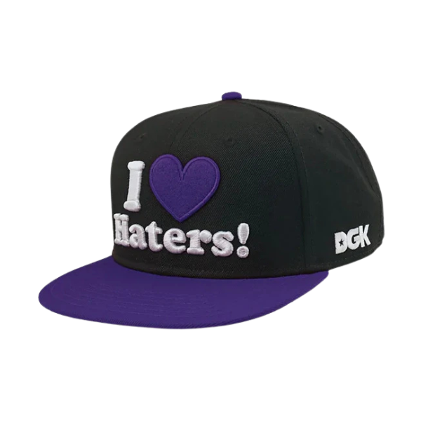 DGK Hats / Snapback / Haters Black Purple